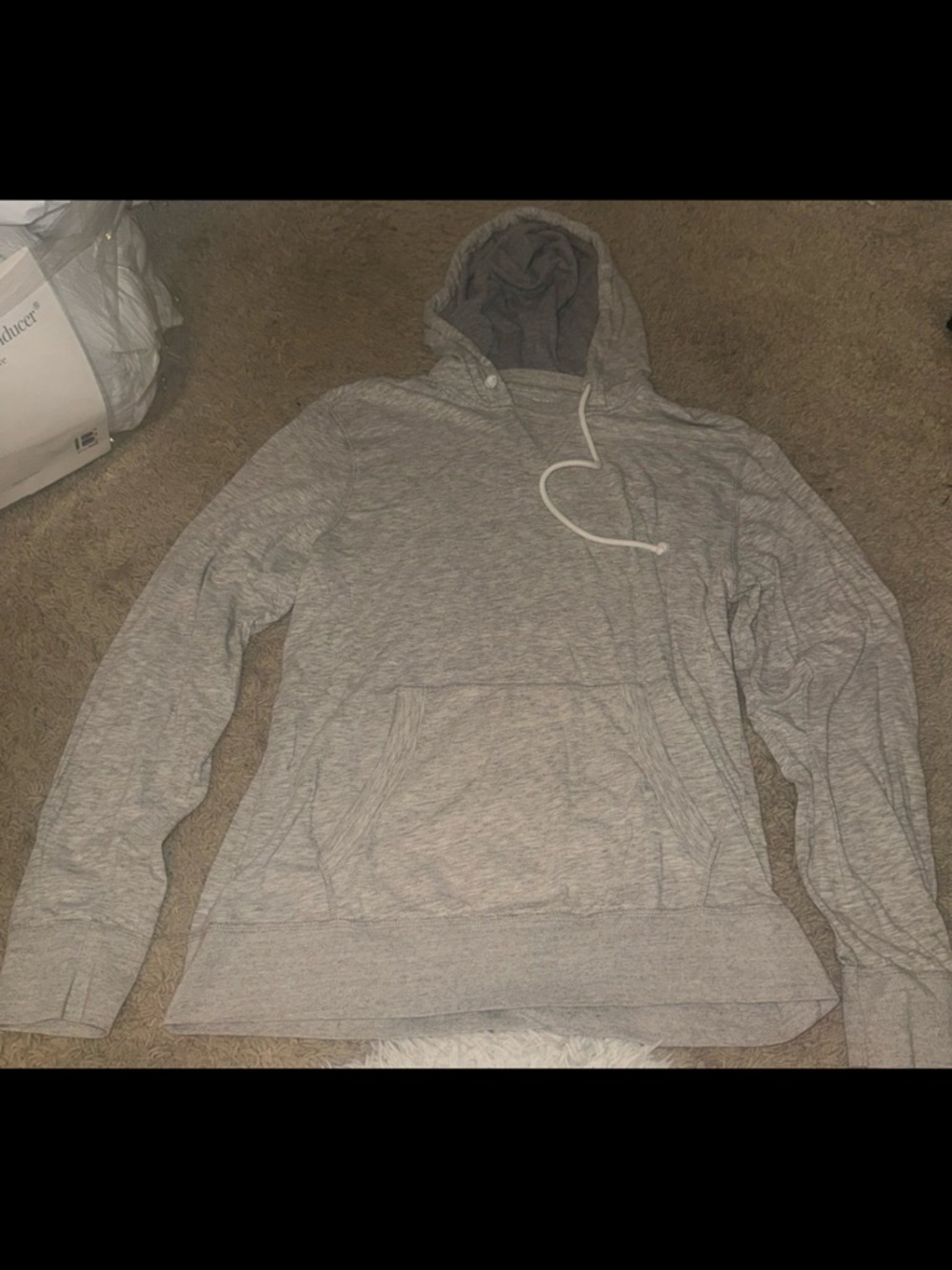 American Eagle Outfitters Gray Pullover Hoodie